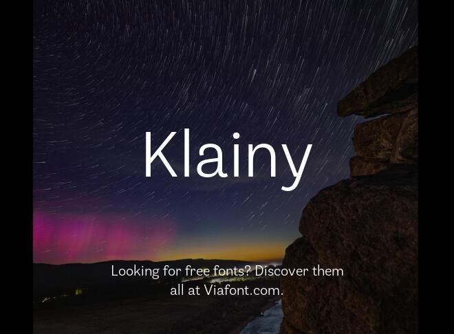 Klainy Font