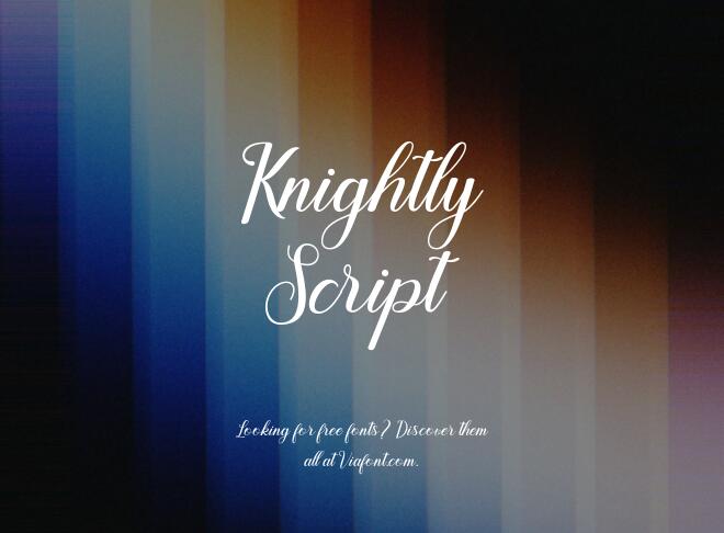 Knightly Script Font