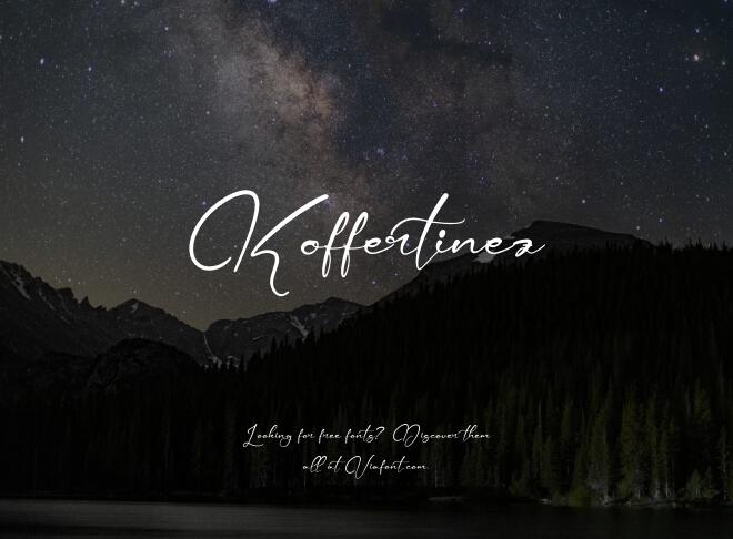 Koffertinez Font