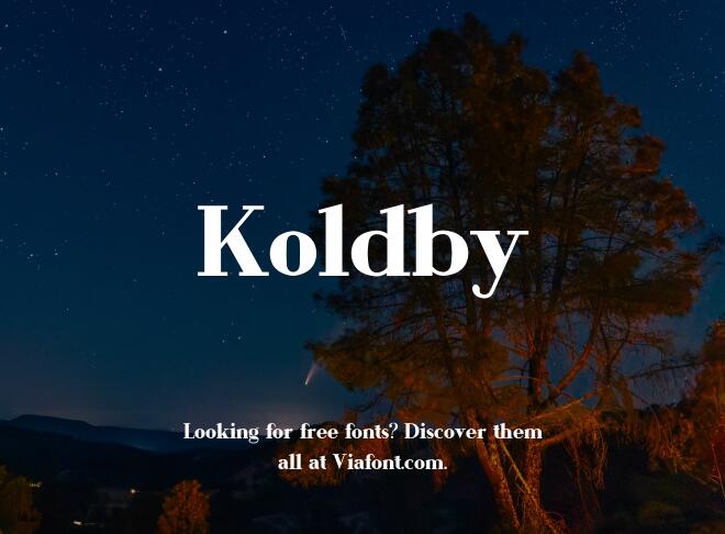 Koldby Font