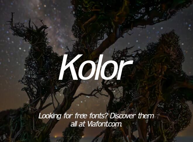 Kolor Font