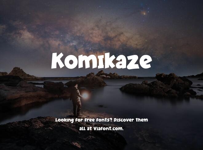 Komikaze Font