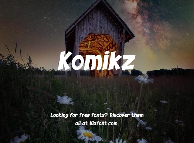 Komikz Font