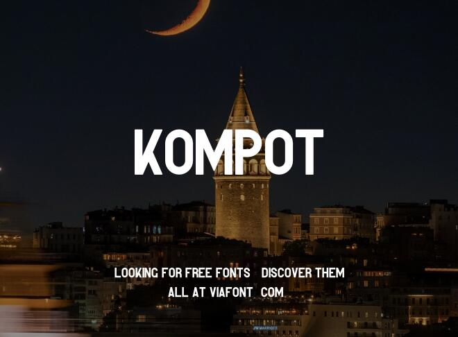 Kompot Font