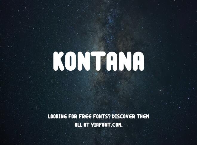 Kontana Font