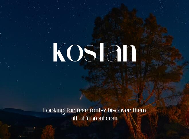 Kostan Font