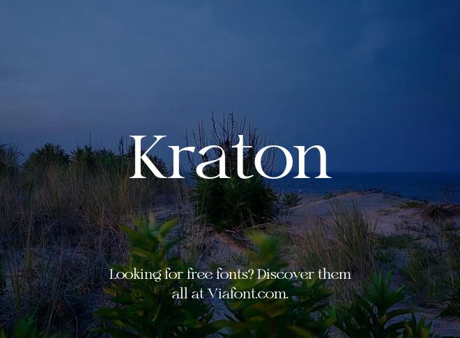 Kraton Font