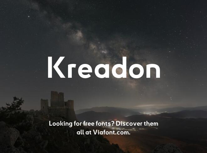 Kreadon Font
