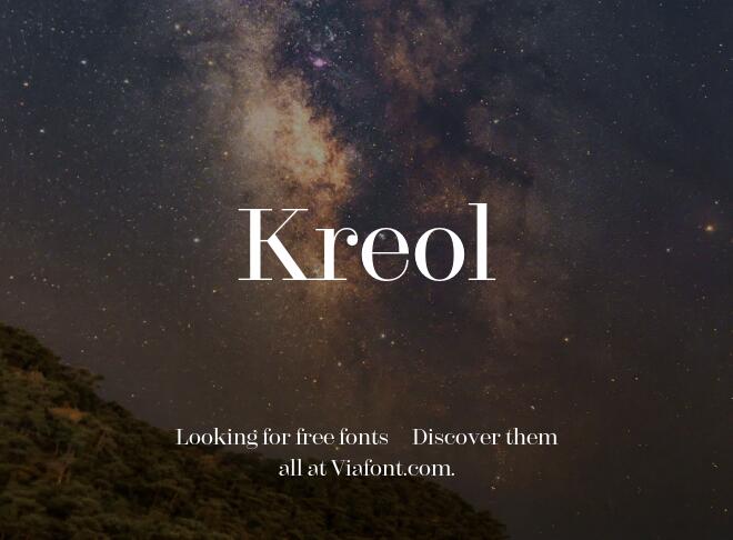 Kreol Font