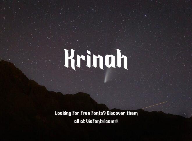 Krinah Font