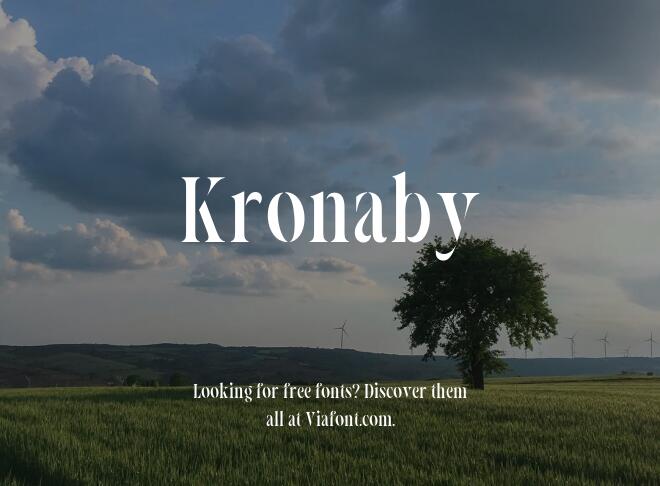 Kronaby Font