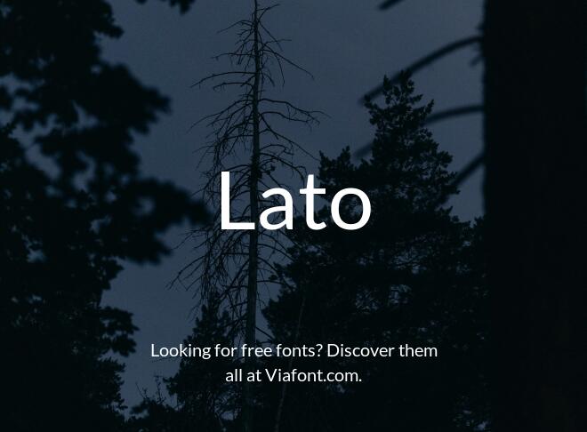 Lato Font