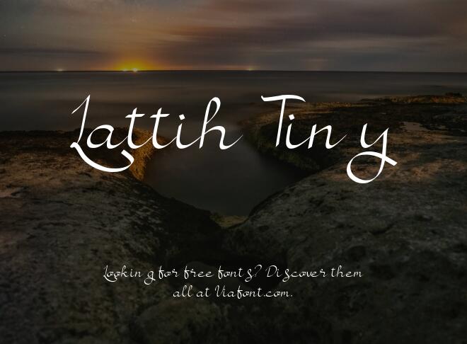 Lattih Tiny Font