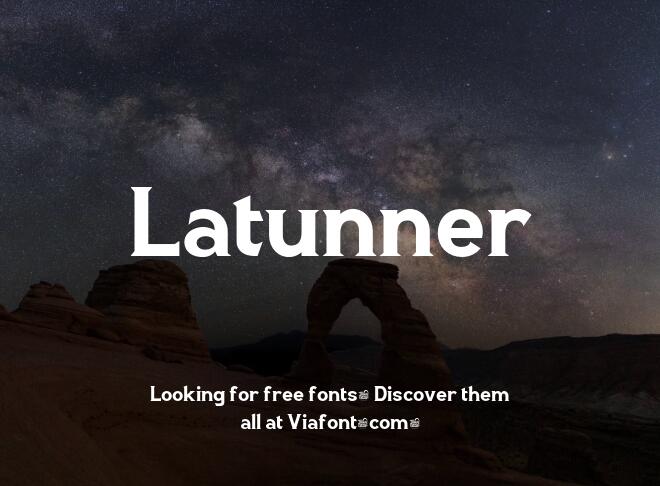 Latunner Font