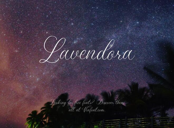 Lavendora Font