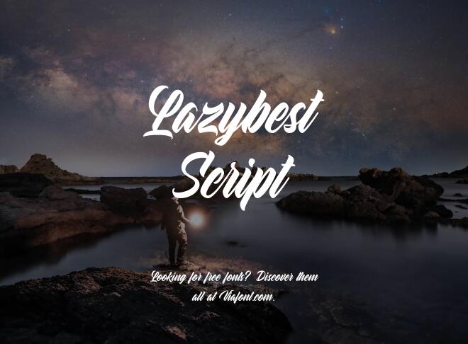 Lazybest Script Font