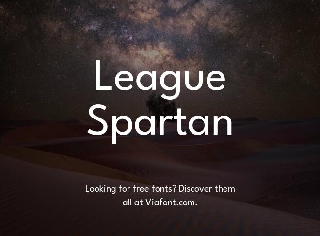 League Spartan Font
