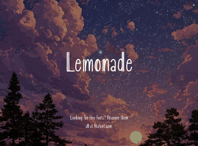 Lemonade Font