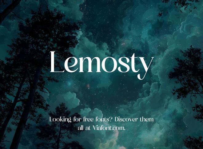 Lemosty Font