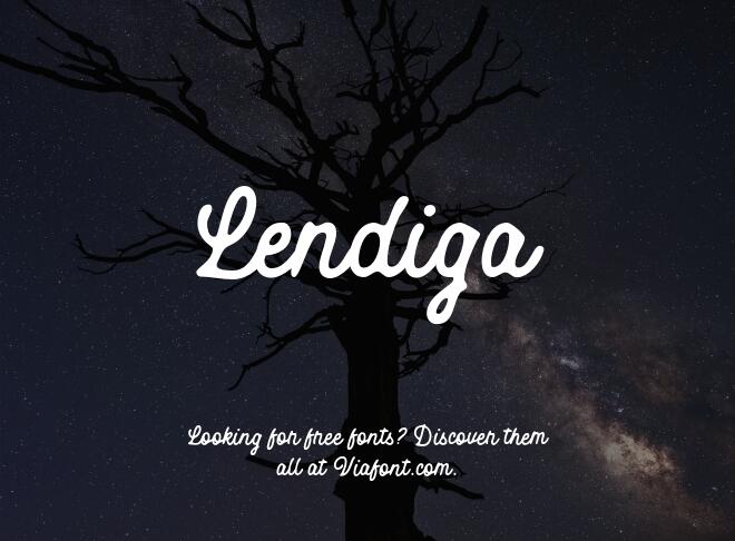 Lendiga Font