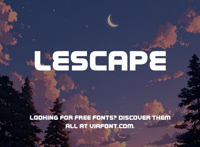 Lescape Font
