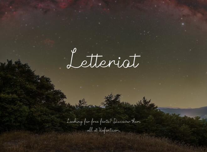 Letteriot Font