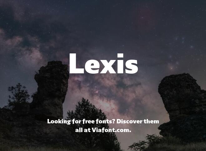Lexis Font
