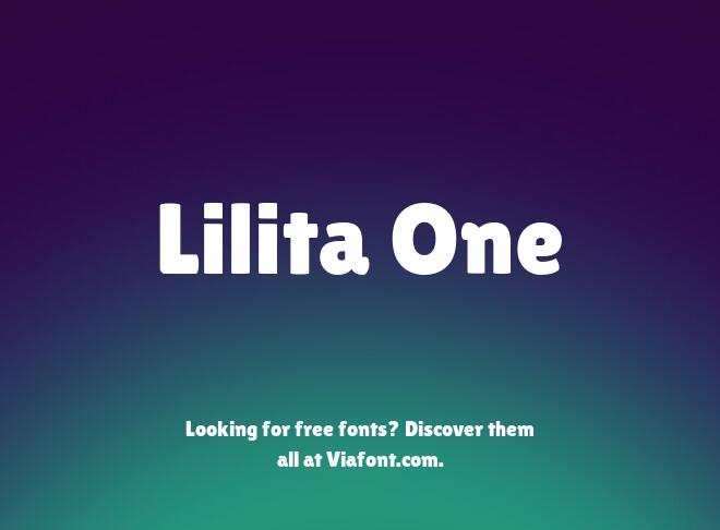 Lilita One Font