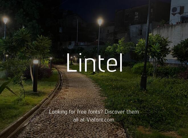 Lintel Font