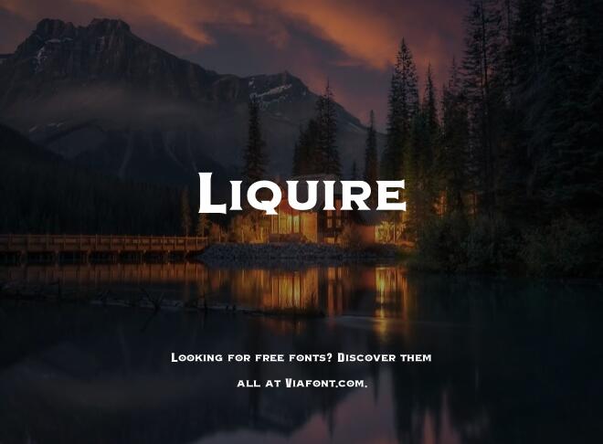 Liquire Font