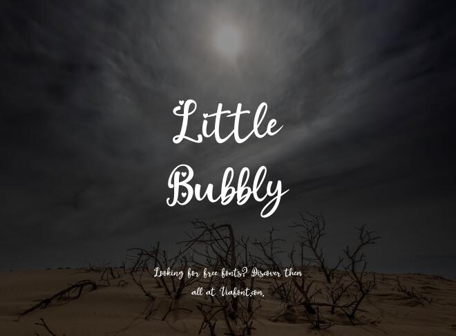 Little Bubbly Font