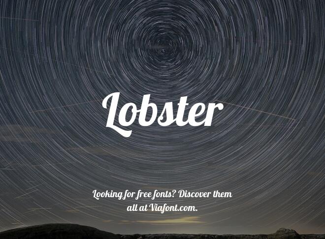 Lobster Font