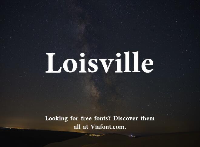 Loisville Font