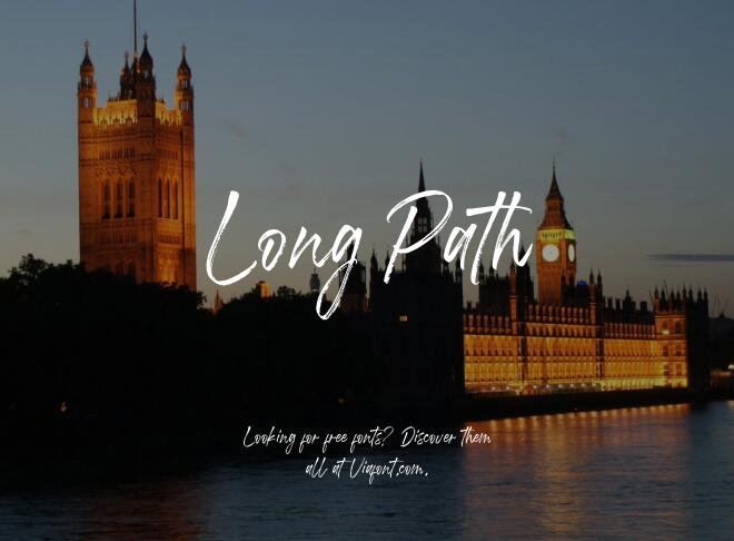 Long Path Font