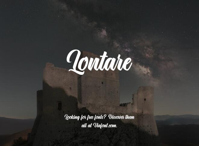 Lontare Font