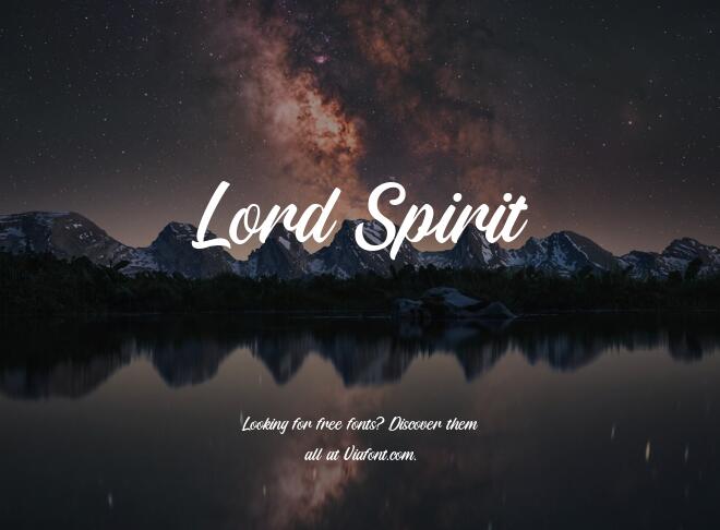 Lord Spirit Font