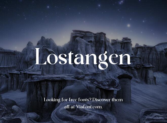 Lostangen Font