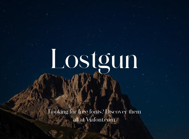 Lostgun Font