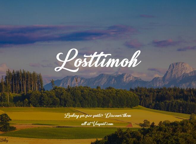 Losttimoh Font