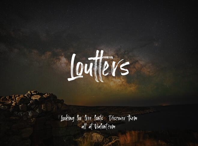 Loutters Font