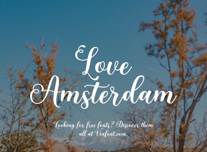 Love Amsterdam Font