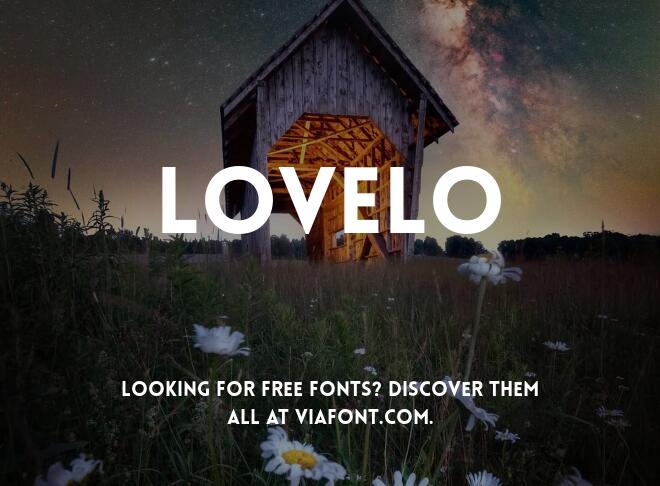 Lovelo Font