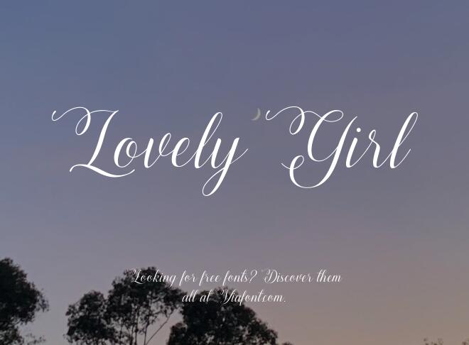 Lovely Girl Font