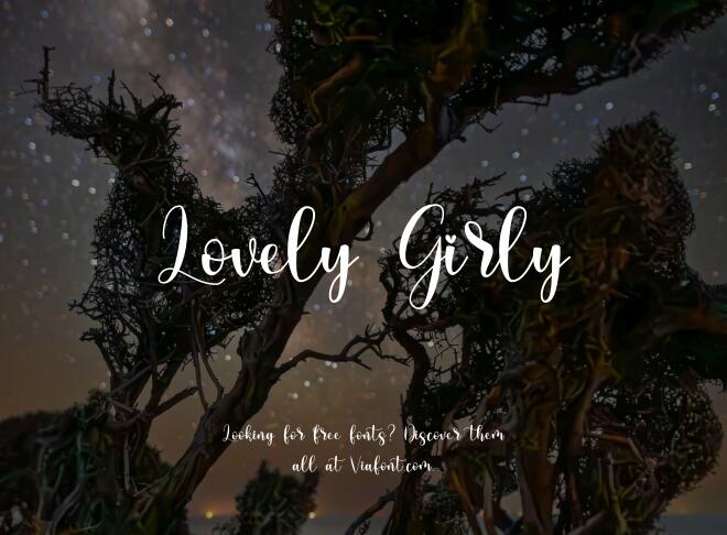 Lovely Girly Font