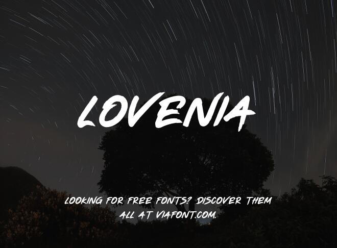 Lovenia Font