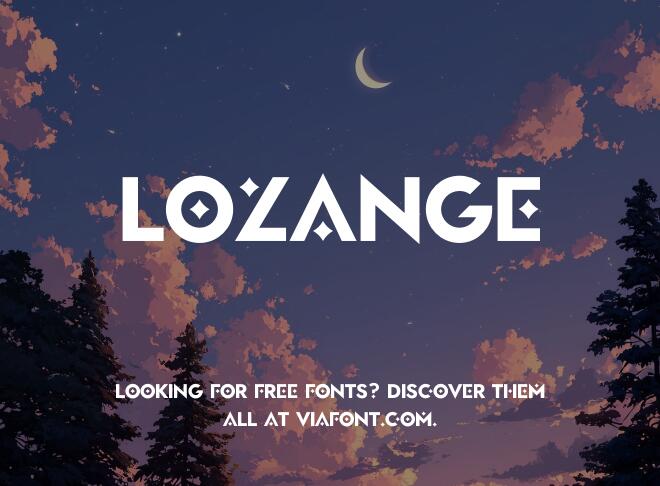 Lozange Font