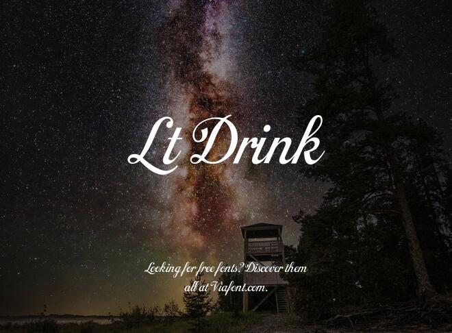 Lt Drink Font