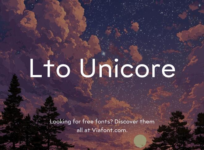 Lto Unicore Font