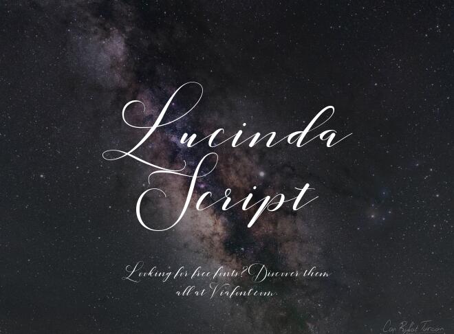 Lucinda Script Font
