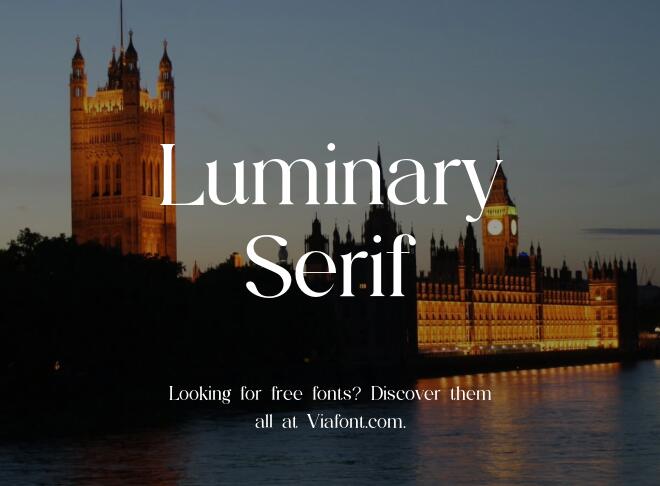 Luminary Serif Font Family